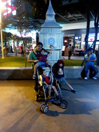 Big Ben mini standee at The Great British Festival