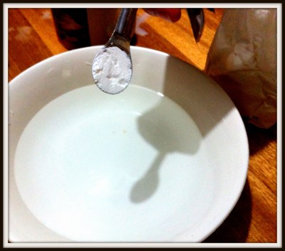 cornstarch with frame