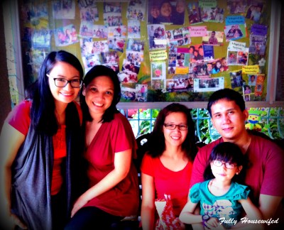 CCD Philippine team - Chame, me, Albert and his family.