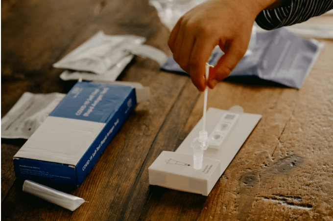 Using the Saliva Antigen Rapid Test Kit to check if you have COVID-19