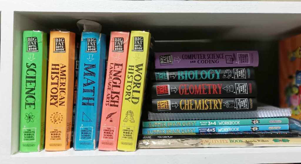 I thought unschoolers don’t do&nbsp;books?